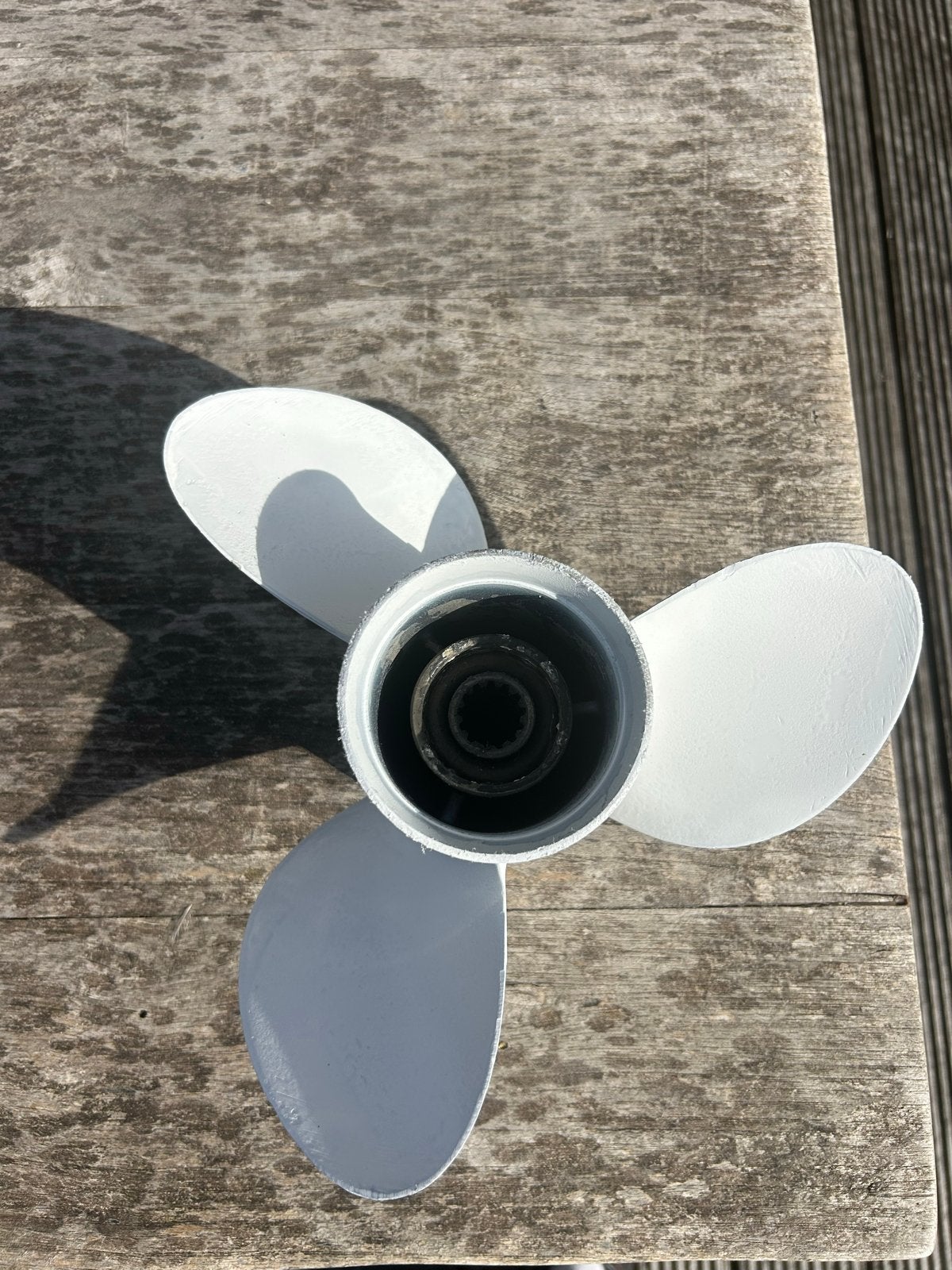 Solas alu 17 pitch 13 spline propeller voor Yamaha 30-60pk, Ophalen of Verzenden, Gebruikt, Motor en Techniek, Motorboot