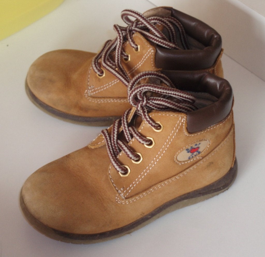 Camel beige lente schoenen boots met veters maat 23, Kinderen en Baby's, Babykleding | Schoentjes en Sokjes, Zo goed als nieuw