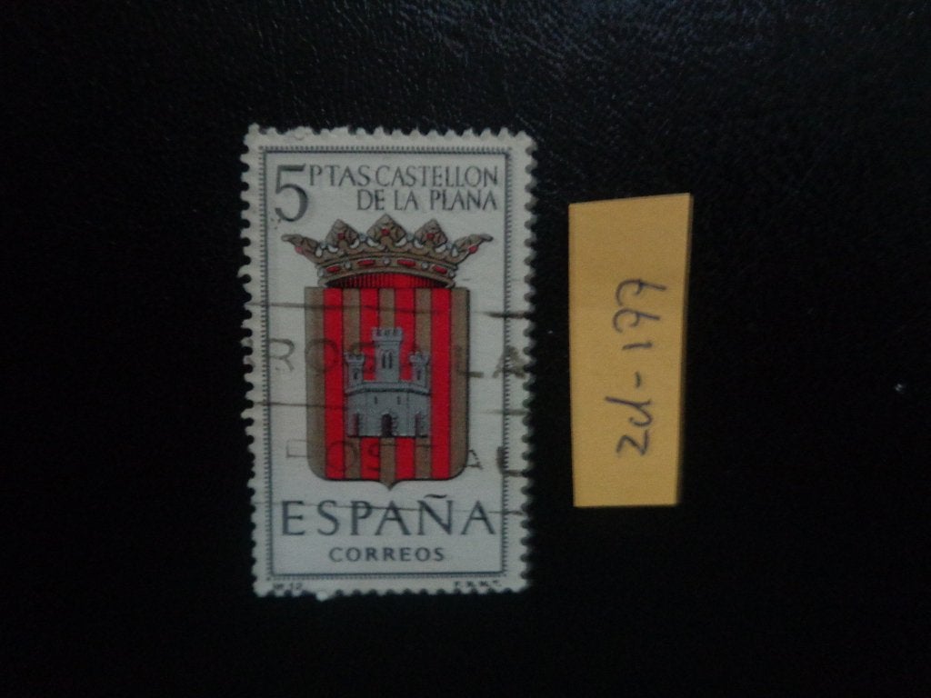 spanje - wapenschild casteldon de la plana1962 (zd-177), Postzegels en Munten, Ophalen of Verzenden, Gestempeld