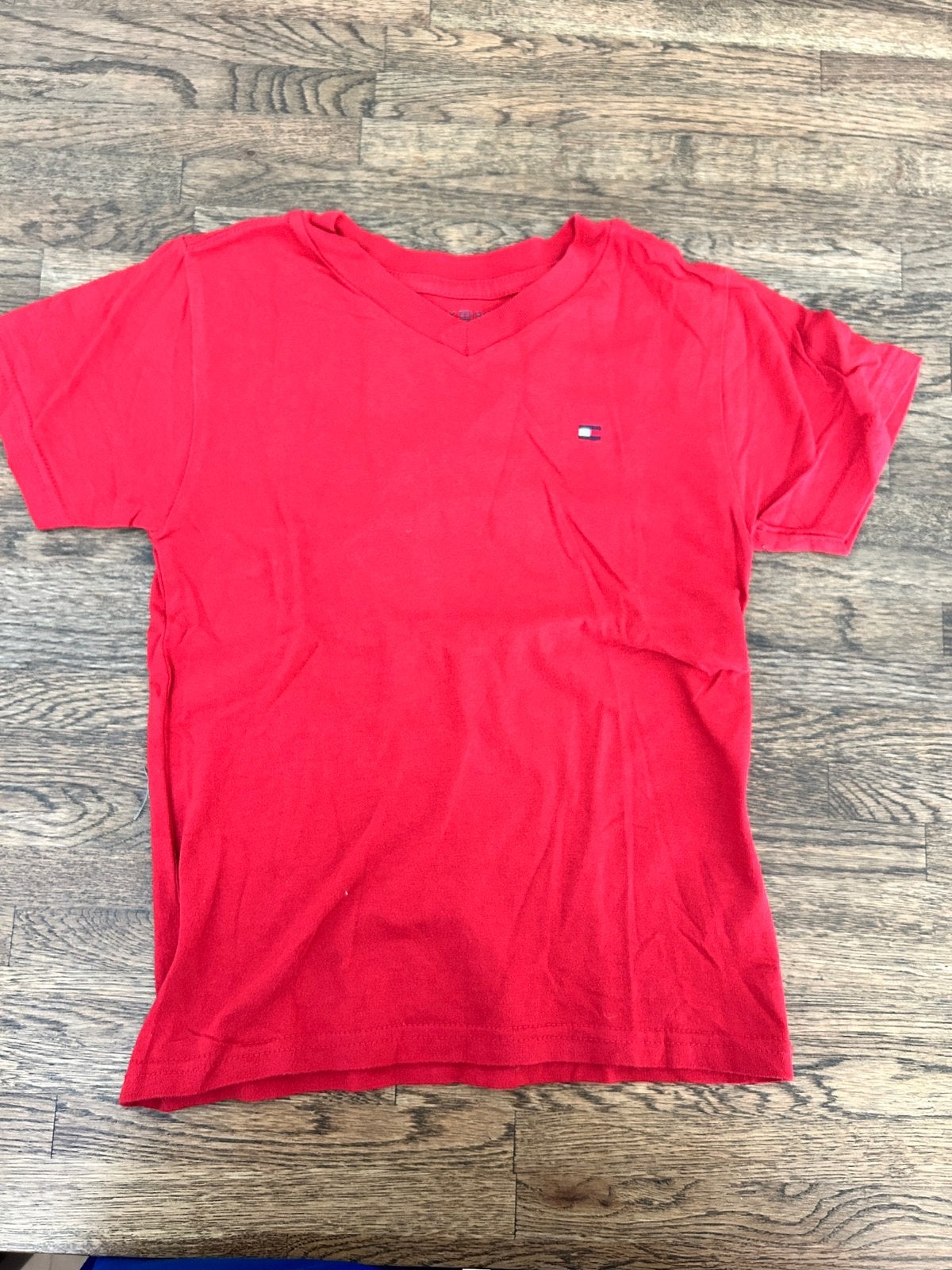 Tommy hilfinger shirt, Ophalen of Verzenden, Zo goed als nieuw, Blauw, Korte mouw