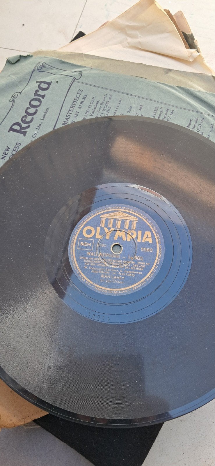 bakeliet  platen, LP, Gebruikt, 10 inch, Overige genres