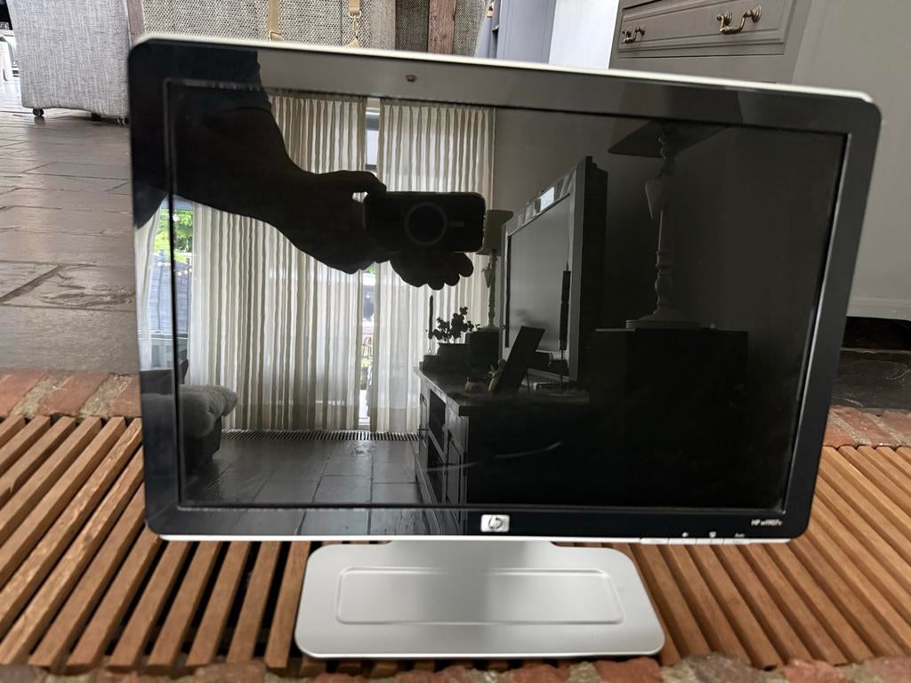HP w1907v Monitor - 19 inch breedbeeld LCD-scherm, Computers en Software, Monitoren, Ophalen, 60 Hz of minder, Gebruikt, HD