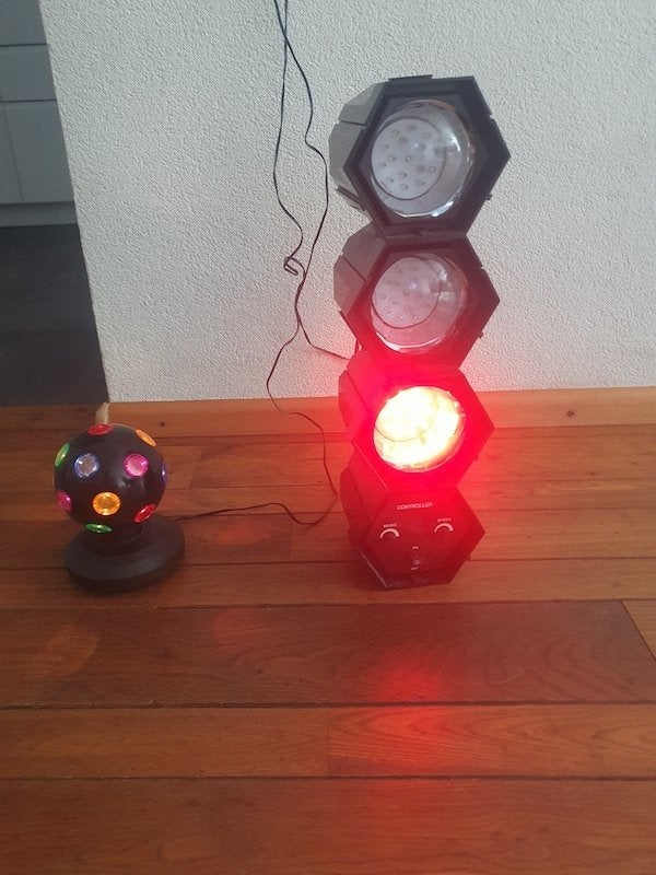 disco lichten, Muziek en Instrumenten, Ophalen of Verzenden, Gebruikt, Licht