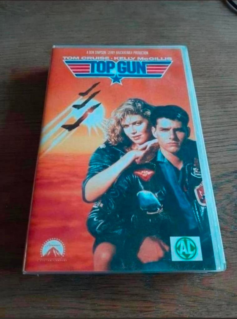 Top Gun videoband 1987 Tom Cruise, Cd's en Dvd's, VHS | Film, Alle leeftijden, Ophalen of Verzenden, Gebruikt, Actie en Avontuur