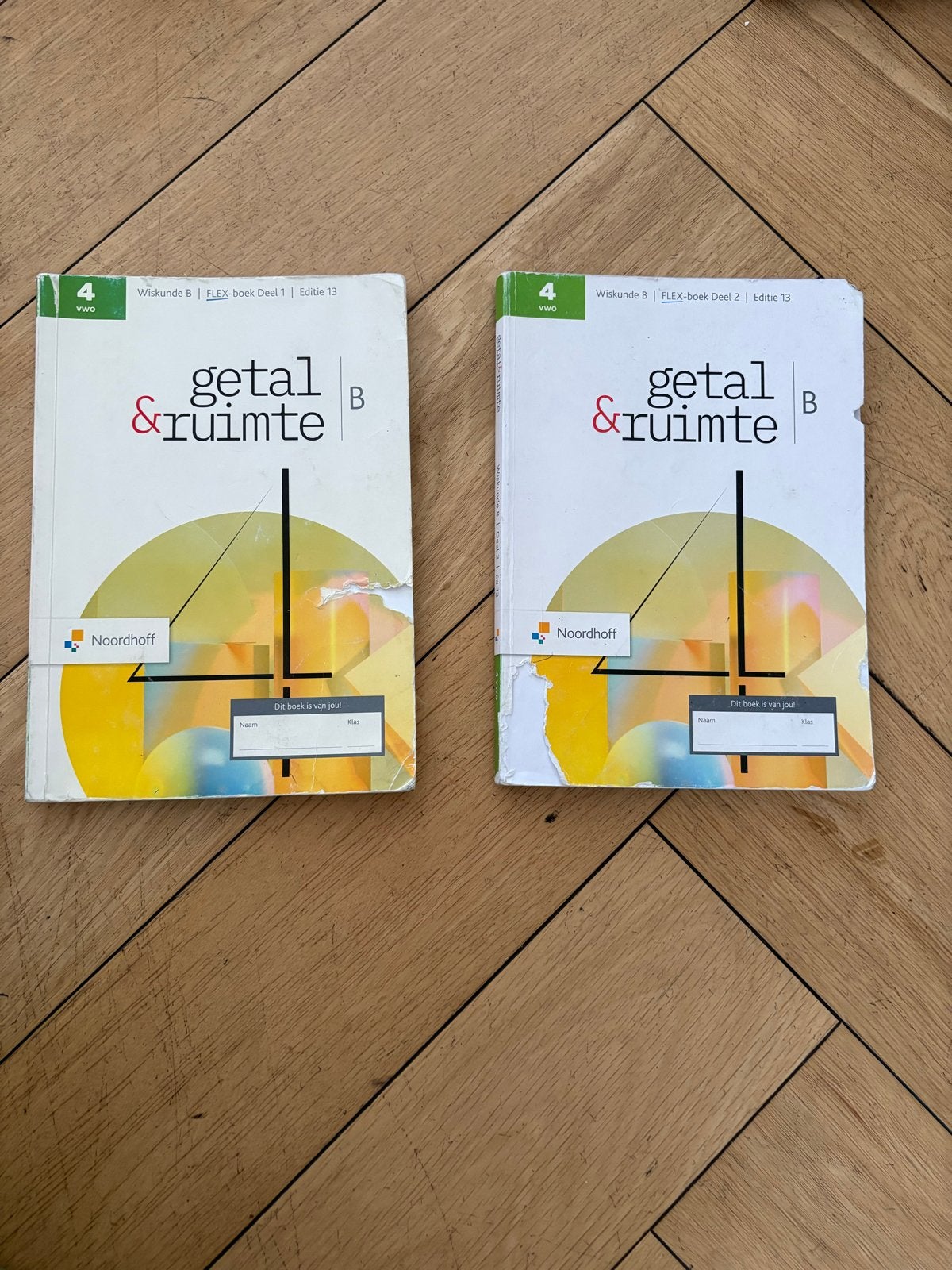 Getal & Ruimte B VWO 4 - Deel 1 & 2 (Gebruikt), Boeken, Ophalen of Verzenden, Gelezen, VWO, Wiskunde B
