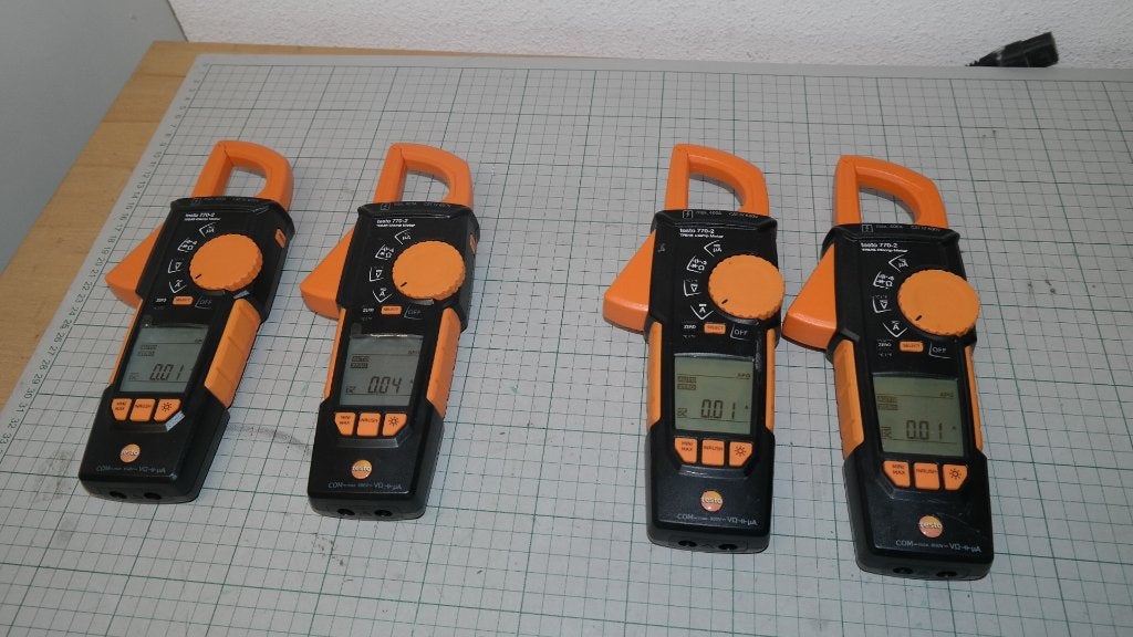 testo 770-2 TRMS clamp meter / multimeter /amperetang ac+dc, Testo, Multimeter, Testo, Ophalen of Verzenden
