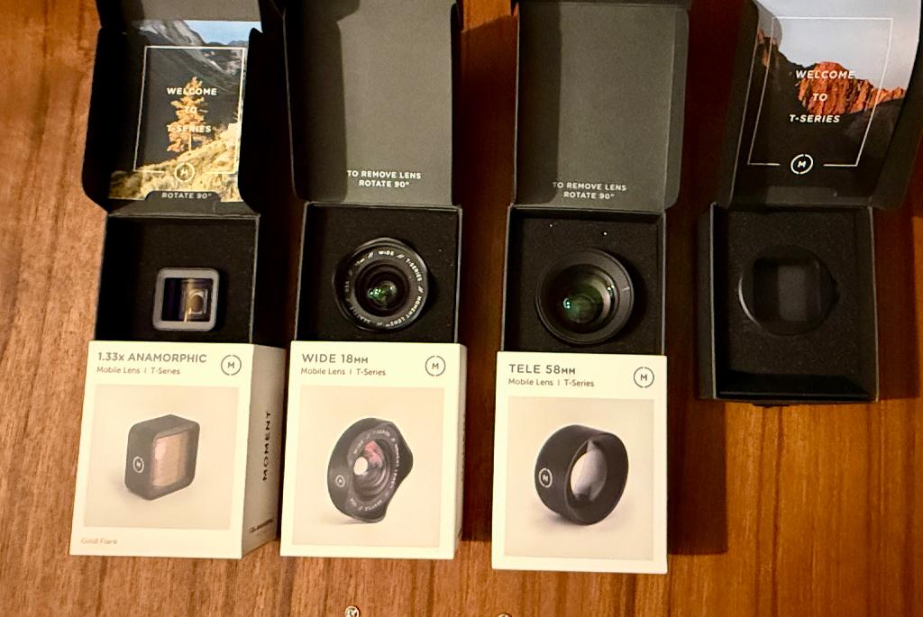 Moment & Neewer Smartphone Lens Set, Ophalen of Verzenden, Zo goed als nieuw, Standaardlens, Zoom