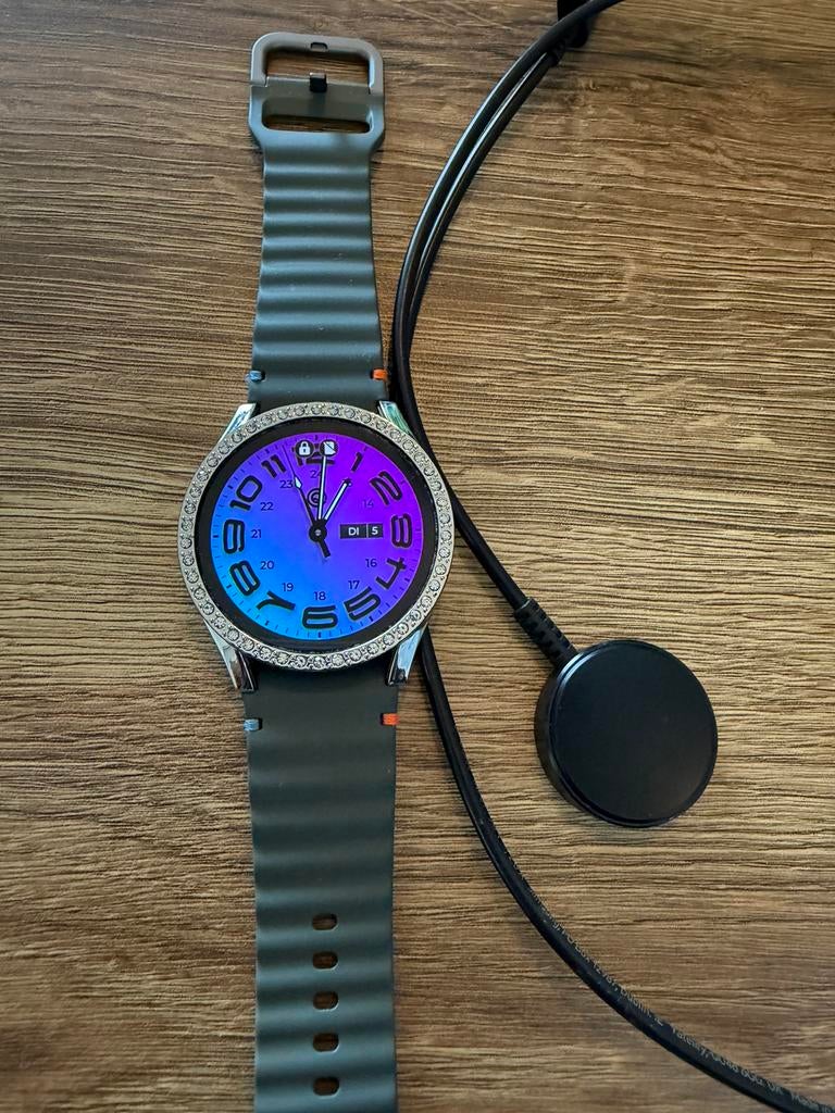 Samsung galaxy watch 7, Sieraden, Tassen en Uiterlijk, Smartwatches, Ophalen, Zo goed als nieuw, Zwart, Android