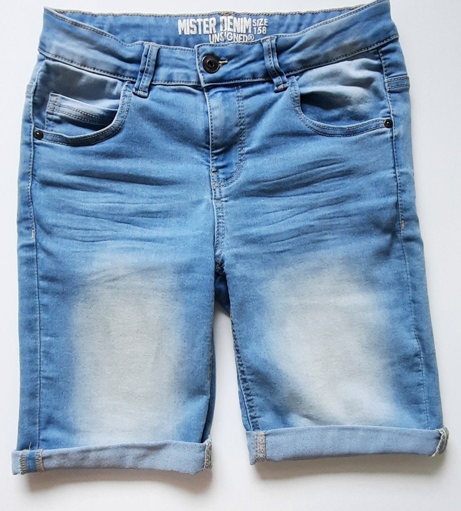 Jongens korte spijkerbroek maat 158, Kinderen en Baby's, Kinderkleding | Maat 158, Ophalen of Verzenden, Zo goed als nieuw, Jongen