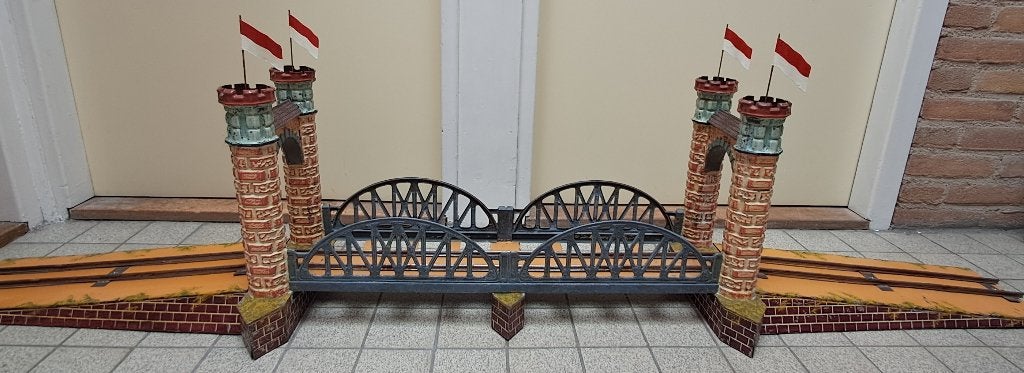 Zeldzame spoor 1 Bing spoorbrug 1906-15 120 cm, Ophalen
