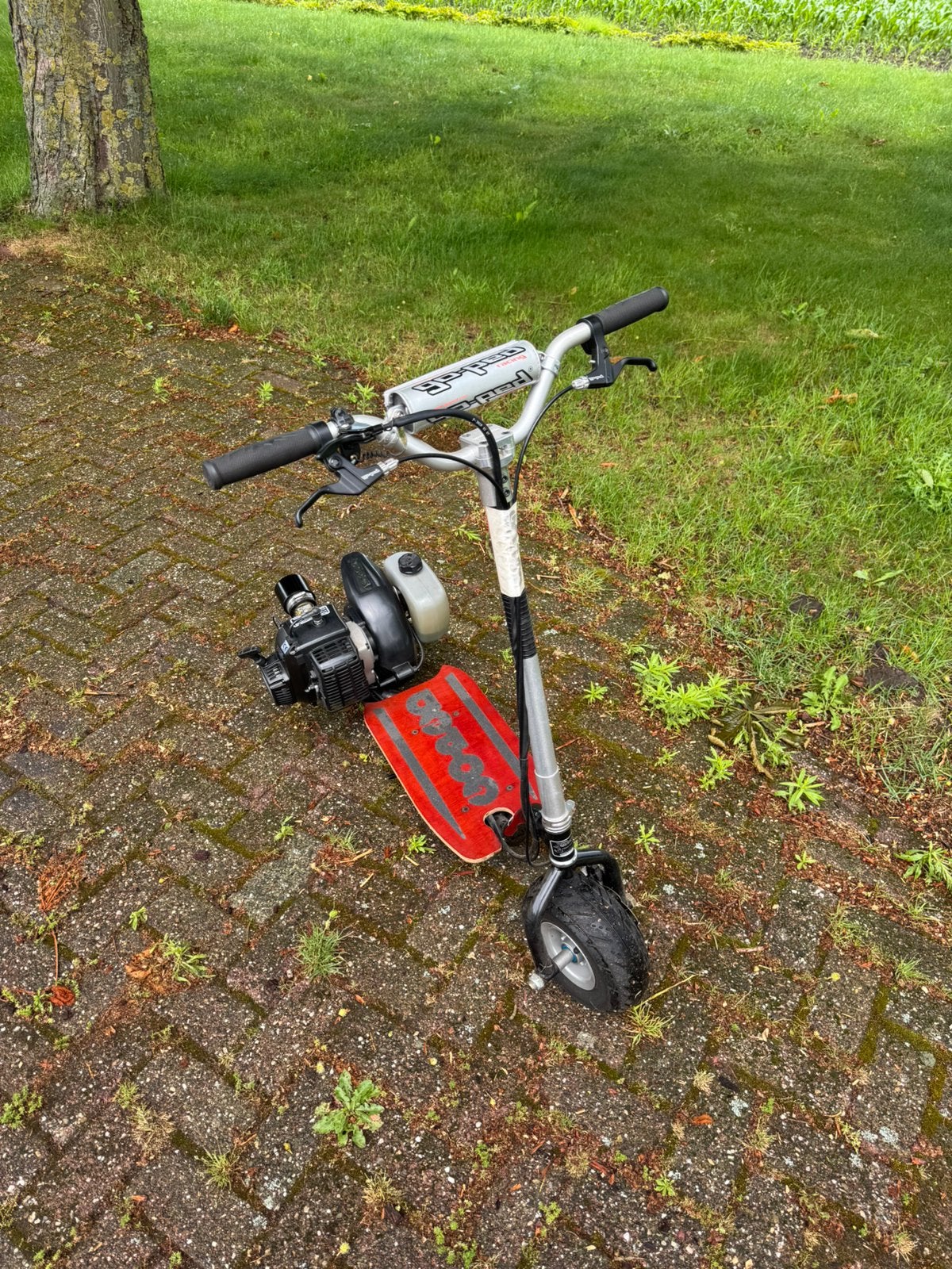 Unieke Go-Ped Benzine Step – Loopt super & In goede staat!, Fietsen en Brommers, Steps, Ophalen, Zo goed als nieuw, Overige typen