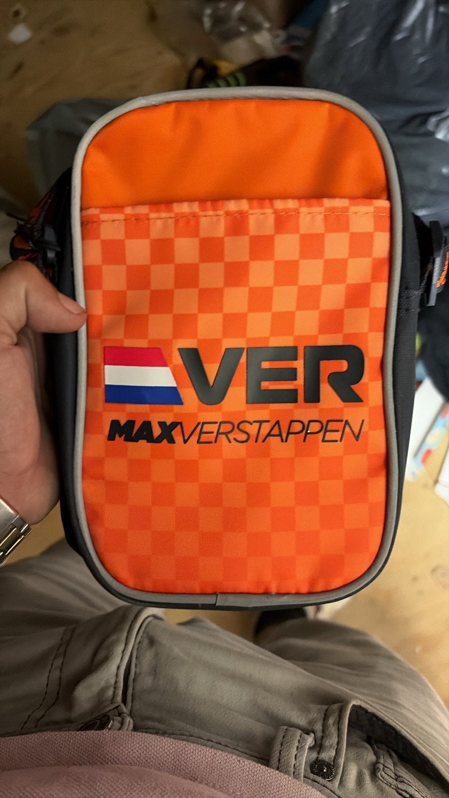 Max Verstappen Travelbag - Oranje Schoudertas, Ophalen, Minder dan 40 cm, Oranje, Minder dan 20 cm