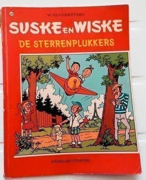 Suske en Wiske 146 De sterrenplukkers - Vandersteen 1974, Eén stripboek, Ophalen of Verzenden, Gelezen