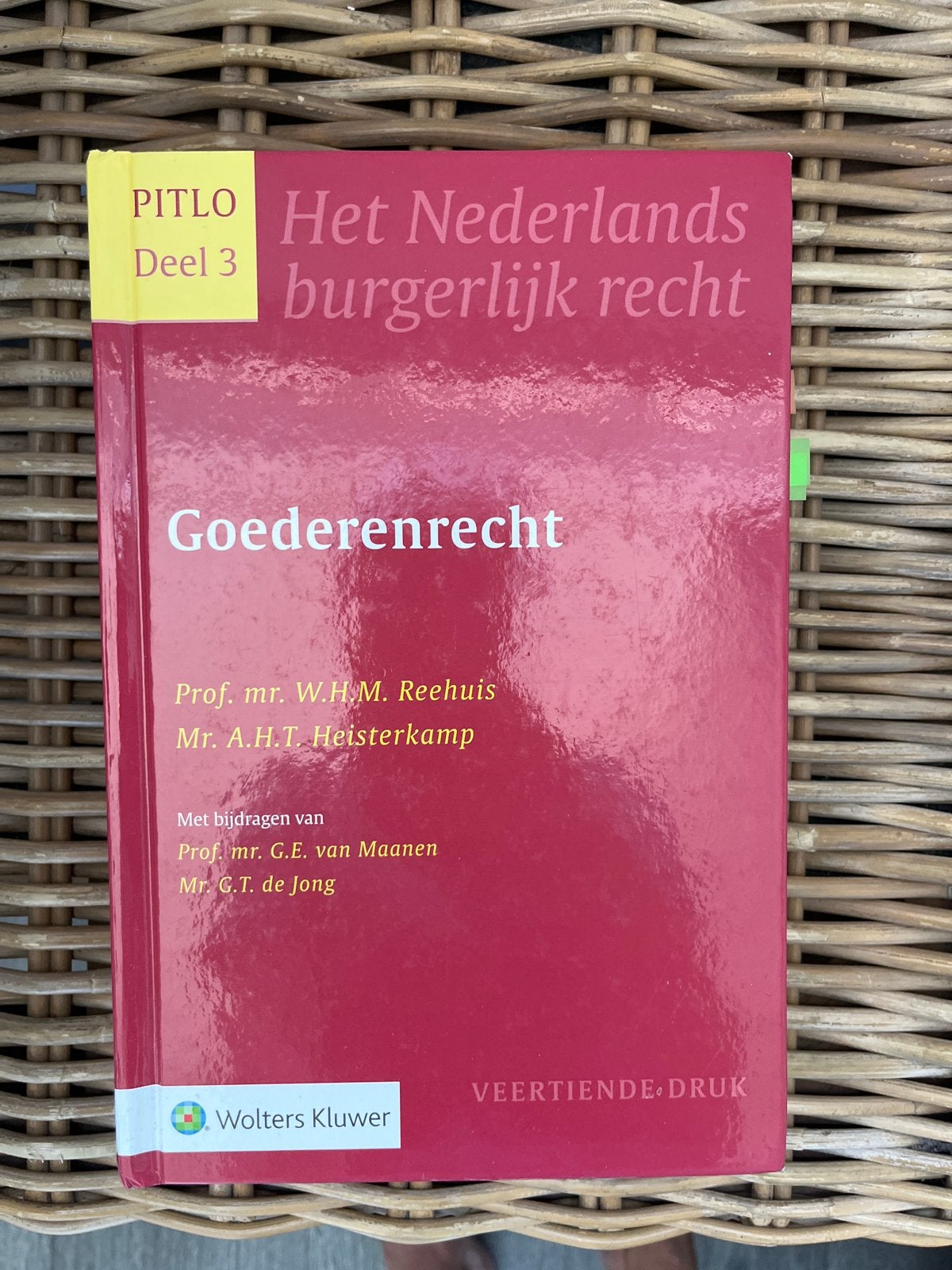 Pitlo Deel 3: Goederenrecht - Het Nederlands Burgerlijk Rech, Boeken, Studieboeken en Cursussen, Ophalen of Verzenden, Gamma, Zo goed als nieuw