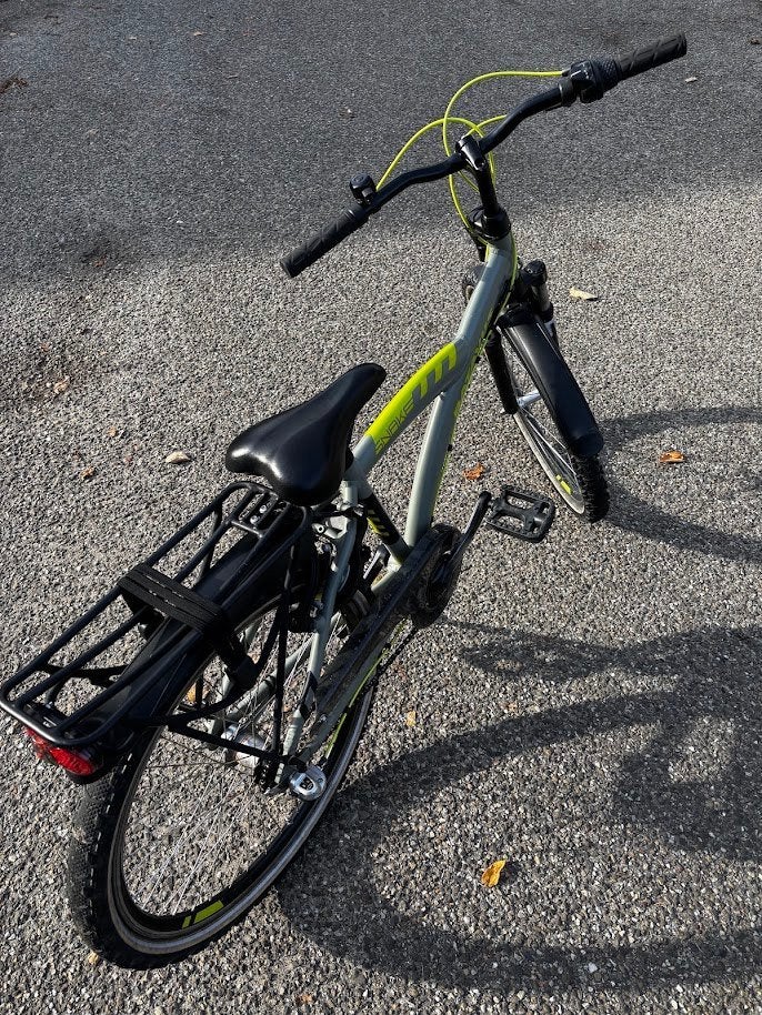Foto 7 van Jongensfiets Batavus Snake 24 inch  Grijs/Groen