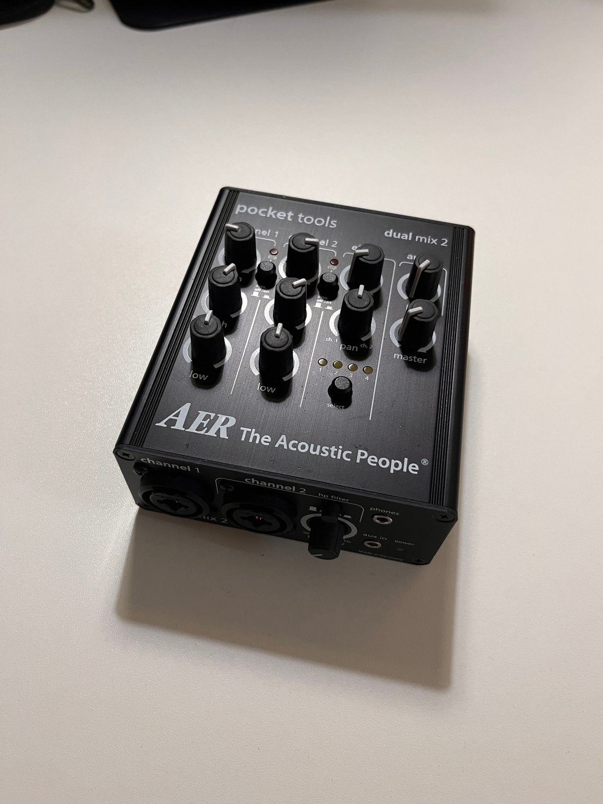 AER Dual Mix Pocket Tools - incl stekker, hoes en doos, Muziek en Instrumenten, Ophalen, Zo goed als nieuw, Reverb