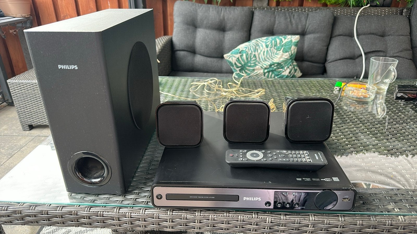 Philips Home Cinema Set met DVD-speler en 2.1 Luidsprekers, Ophalen, Philips, Gebruikt, 2.1-systeem