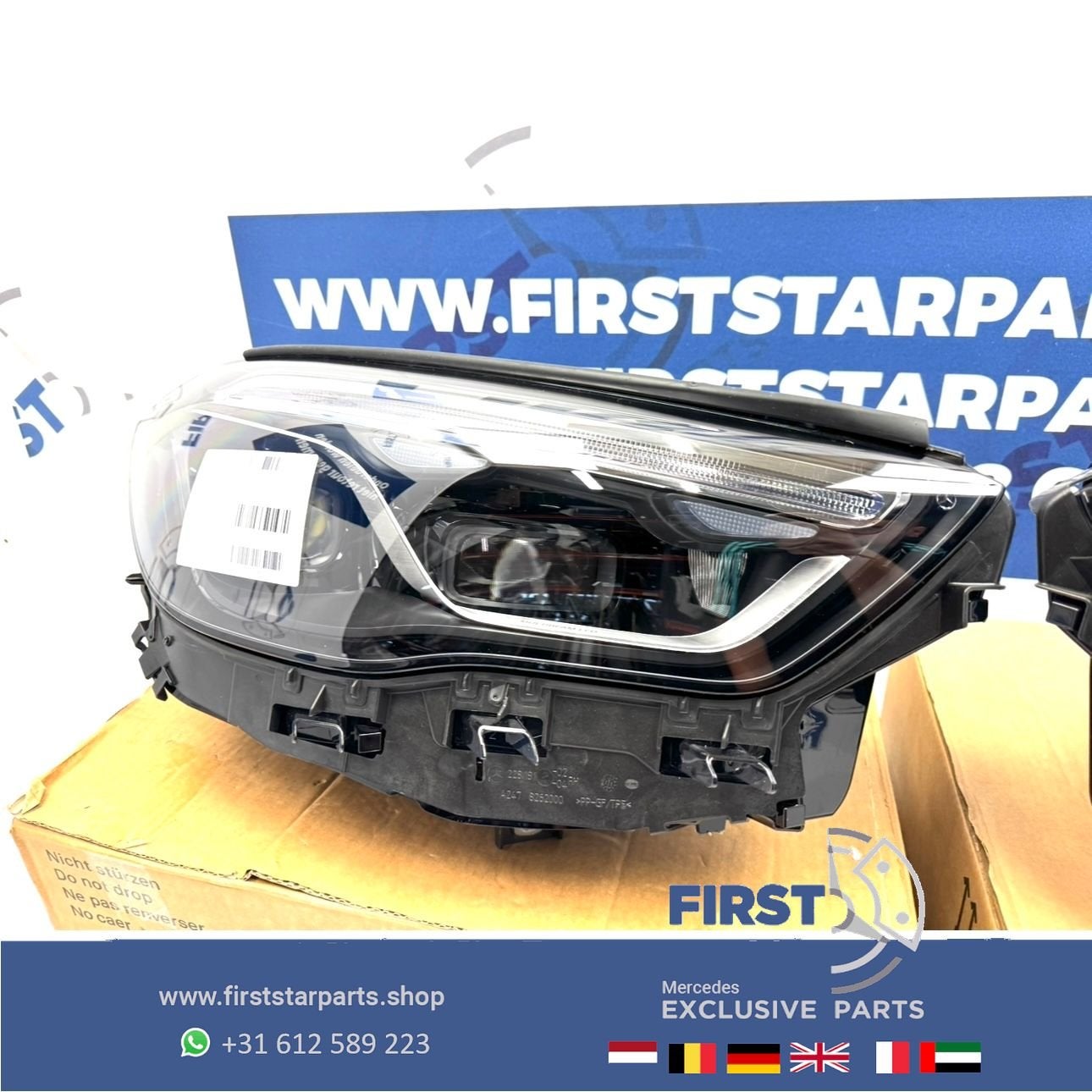 H247 GLA FACELIFT MULTIBEAM KOPLAMP RECHTS A2479064202 Merce, Gebruikt, -, Ophalen of Verzenden, -