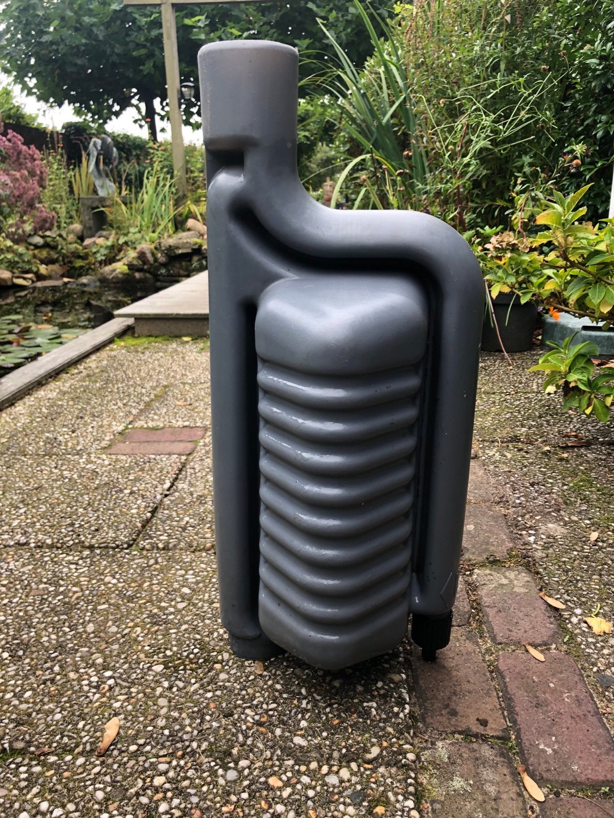 Curver regenpijp waterton 12 liter, grijs, made in Holland, Ophalen of Verzenden, Gebruikt