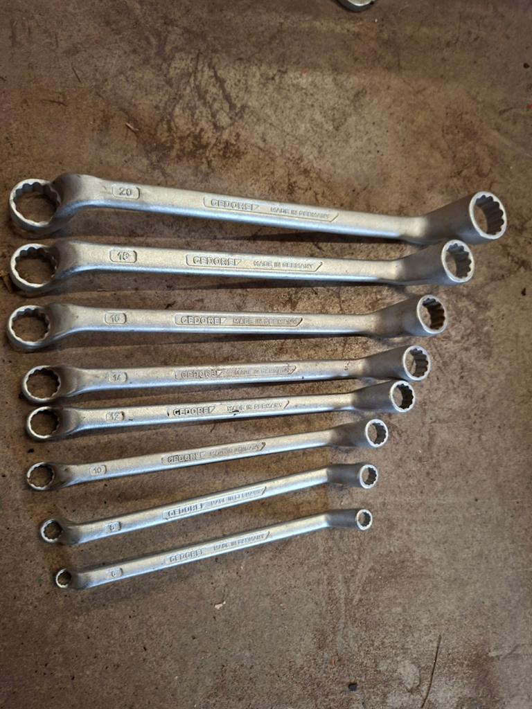 Tk nieuwe 8-delige set Gedore ringsleutels no.2., Ophalen of Verzenden, Nieuw