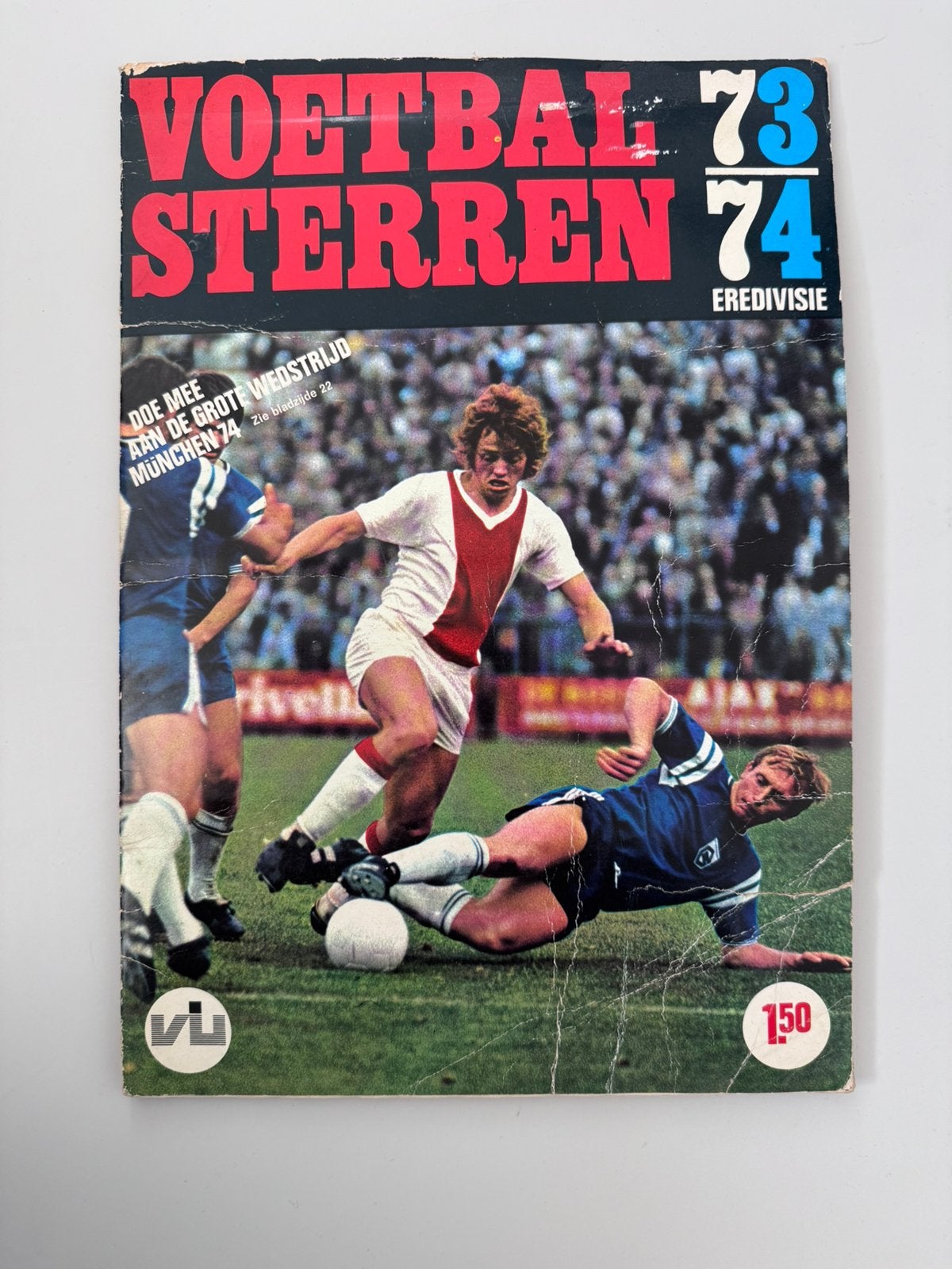 Compleet voetbal plaatjes album 1974, Ophalen of Verzenden, Zo goed als nieuw, Meerdere plaatjes