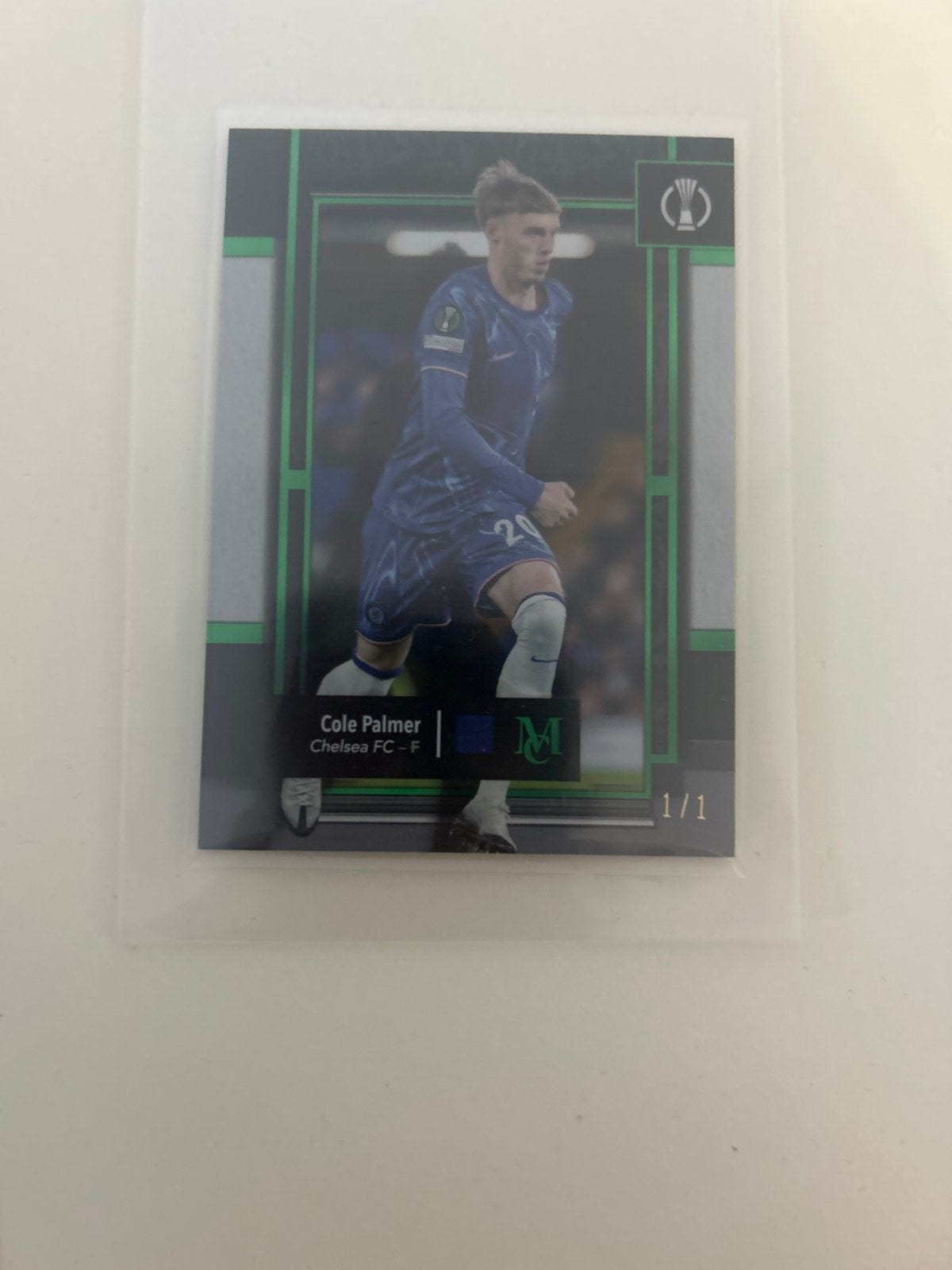 Cole Palmer Chelsea FC Topps Spelerskaart 1/1, Ophalen, Zo goed als nieuw, Buitenlandse clubs, Spelerskaart