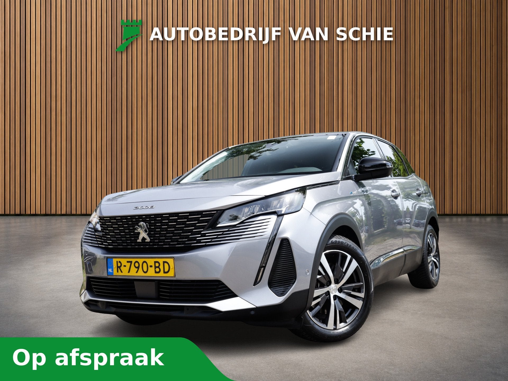 Peugeot 3008 1.6 HYbrid 225 Allure 1e-Eig. & Dealer-Onderh B, Leder en Stof, Parkeersensor, Origineel Nederlands, Bedrijf
