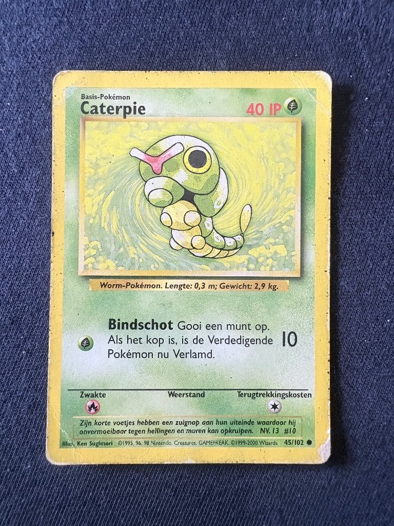 Caterpie - Base 45/102 - Good, Ophalen of Verzenden, Nieuw