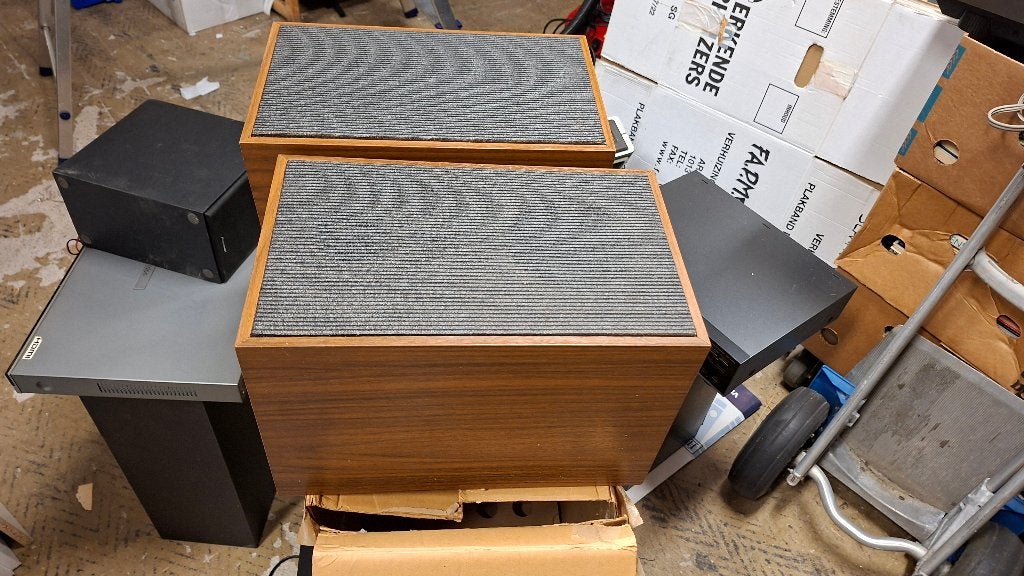 3 Sets Vintage speakers, Overige merken, Refurbished, Ophalen of Verzenden, 120 watt of meer