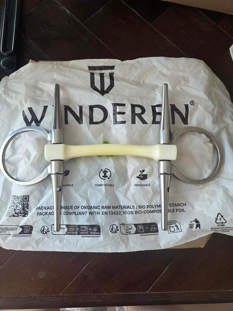 Winderen gel flexibit 11,5cm kneveltrens, Dieren en Toebehoren, Paarden en Pony's | Hoofdstellen en Tuigage, Ophalen of Verzenden