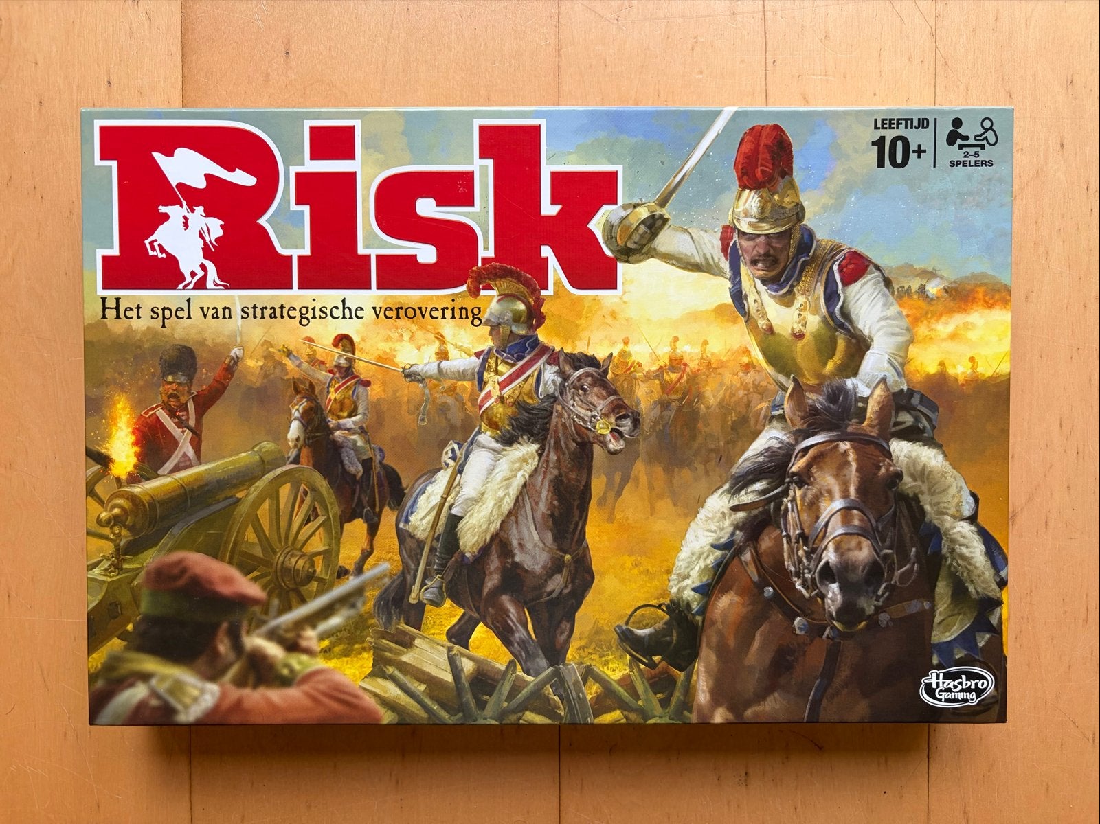 Risk bordspel Hasbro - Het spel van strategische verovering, Drie of vier spelers, Ophalen of Verzenden, Zo goed als nieuw