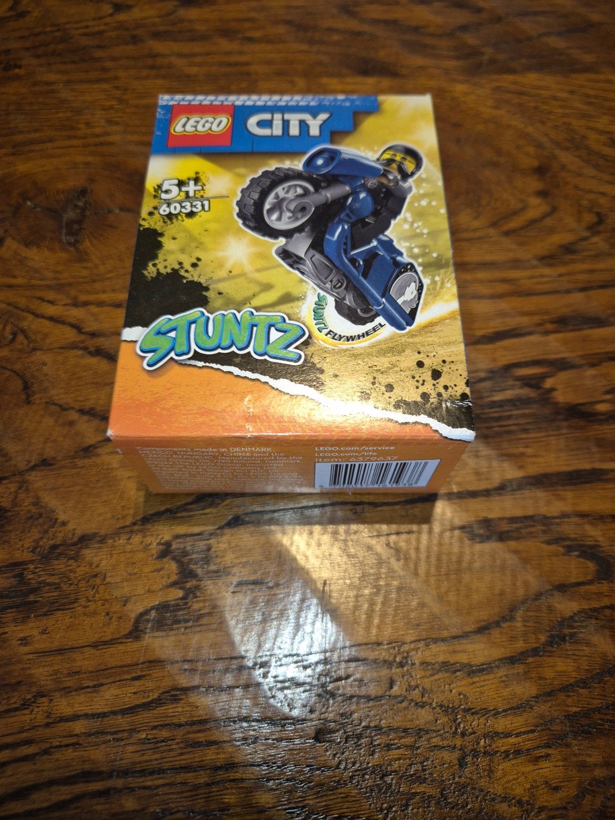 Lego City Stuntz 60331 - Toerwagen Stuntmotor, Ophalen, City, Lego, Nieuw
