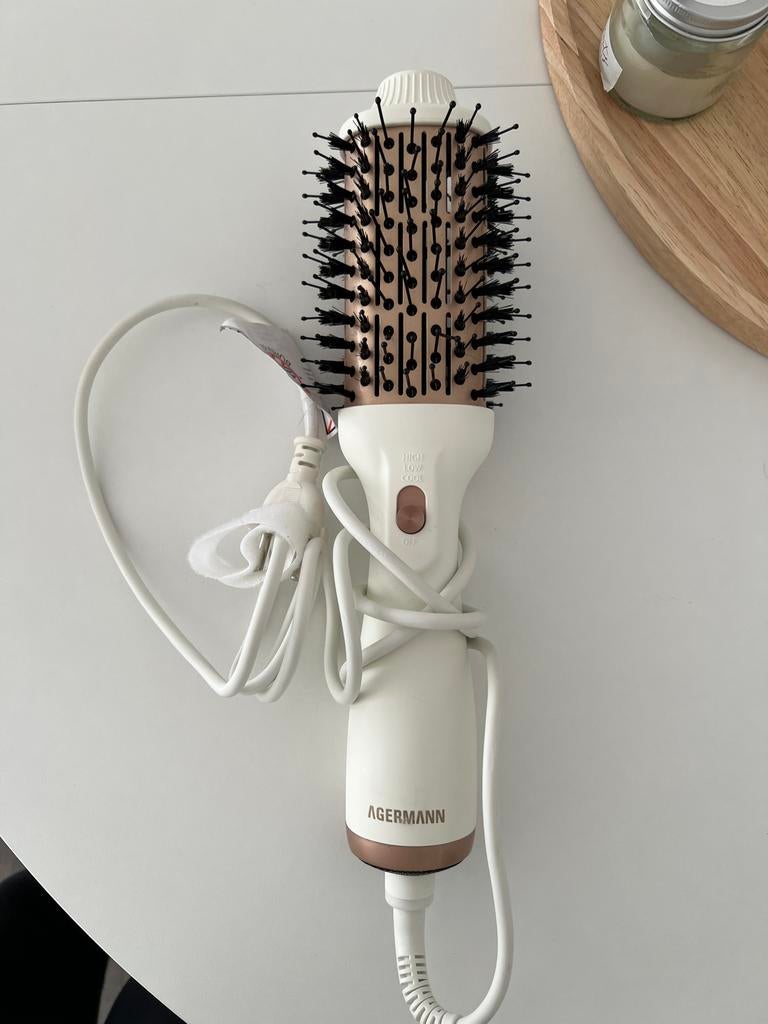 AGermann Föhnborstel - Haarstyling en Volume, Ophalen of Verzenden, Zo goed als nieuw, Haarverzorging