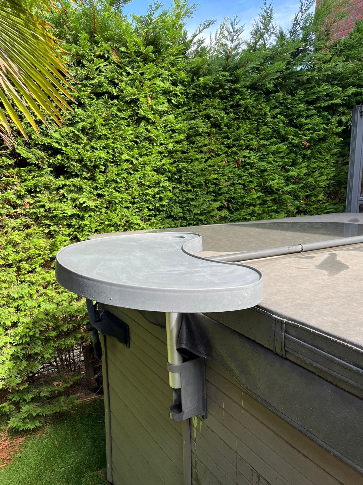 jacuzzi of zwembad tafel70x40 cm met 4,5 cm stang, Ophalen of Verzenden, Zo goed als nieuw