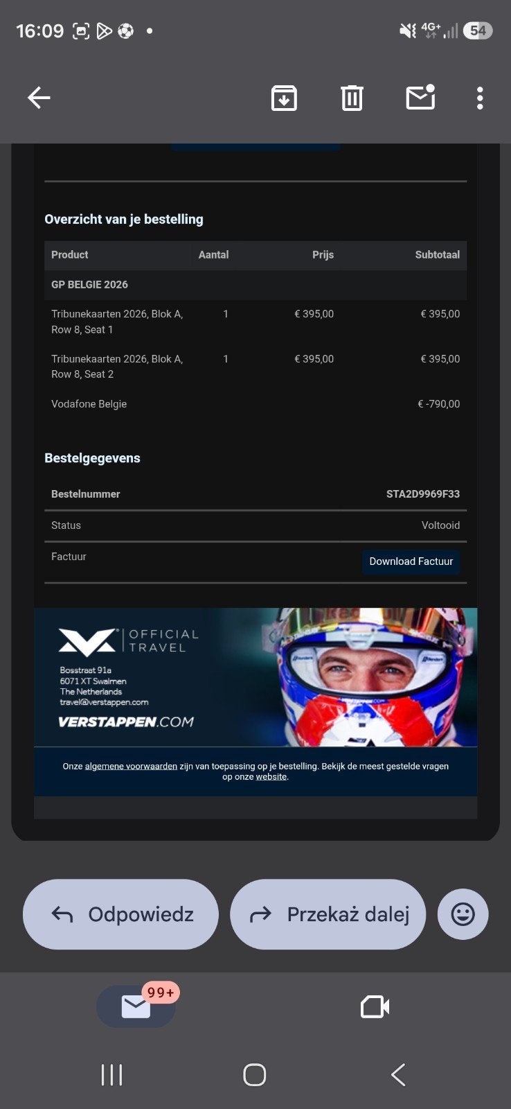 F1 GP Belgie, Twee personen