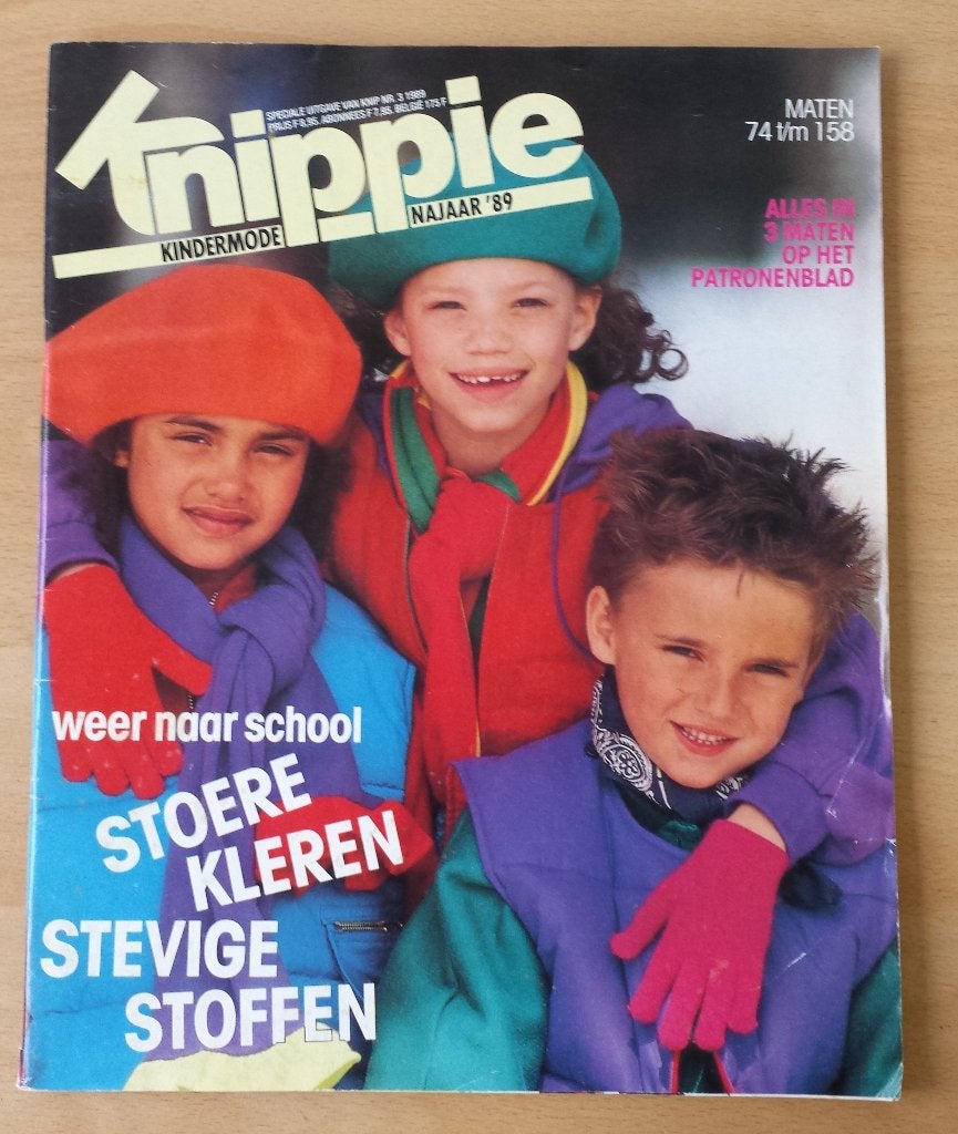 Knippie Kindermode - Najaar 1989 - naaien + breien, Kind, Knippie, Ophalen of Verzenden, Nvt