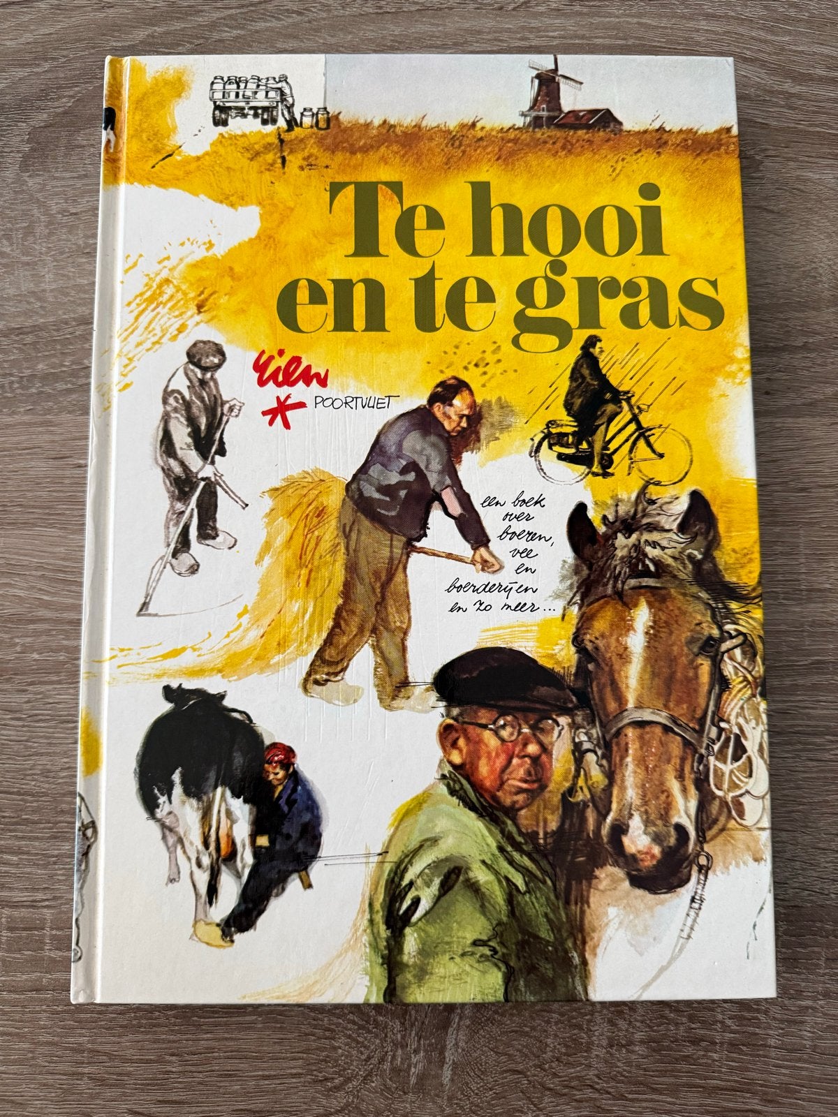 Rien Poortvliet Hardcover Kunstboek Schilder 1975, Ophalen of Verzenden, Zo goed als nieuw, Schilder- en Tekenkunst