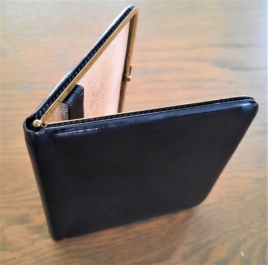 leren cigaretten etui, Ophalen of Verzenden, Gebruikt, Overige typen