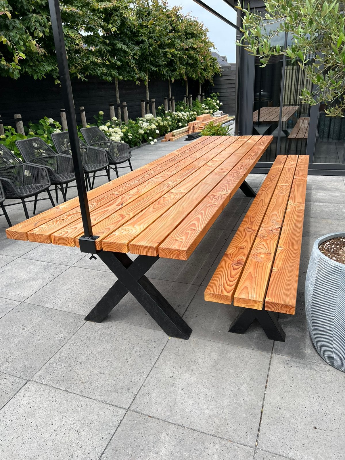 Douglas Buitentafel, Ophalen, Nieuw, Rechthoekig, Hout