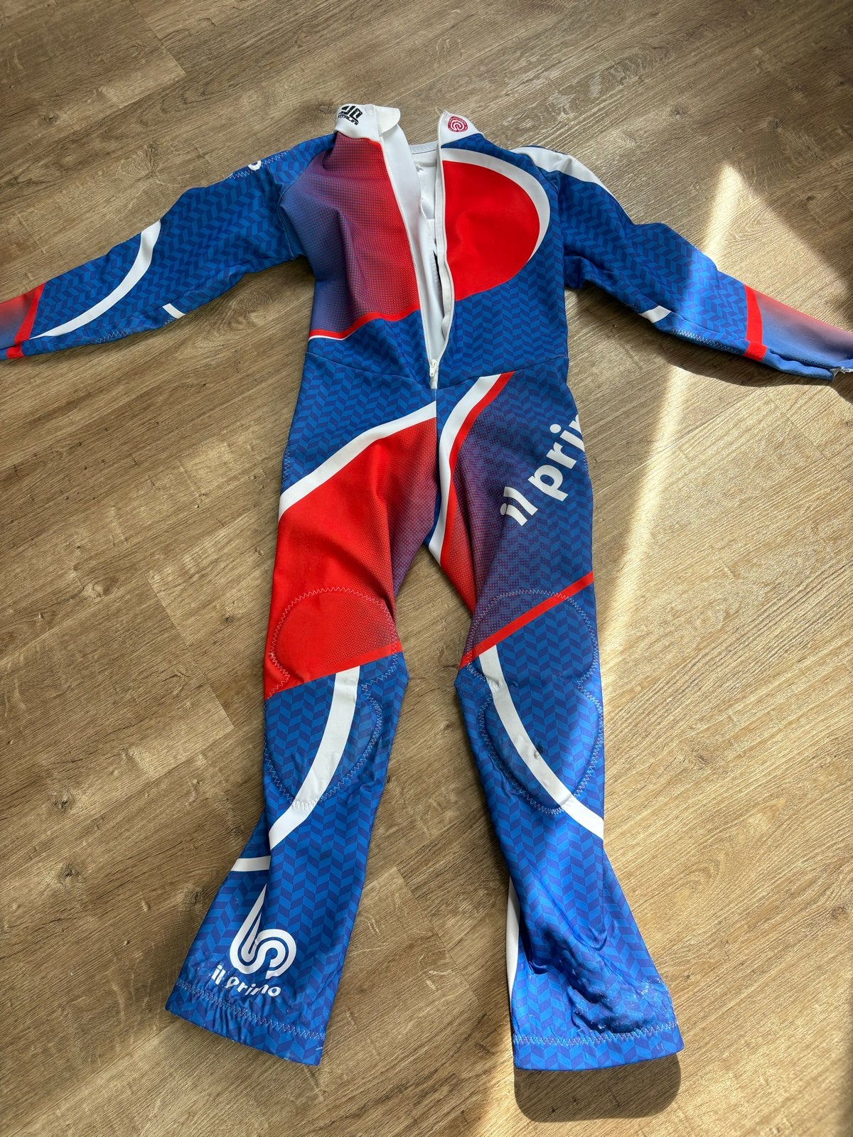 Vitalini Skipak - Blauw/Rood/Wit - Maat S ILprimo, Overige merken, Gebruikt, Ophalen of Verzenden, Kleding