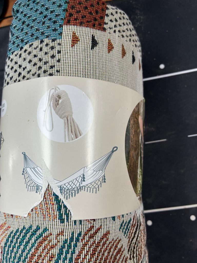 Bohemian hangmat - Nieuw en ongebruikt, Ophalen of Verzenden, Nieuw, Meerpersoons, Binnen