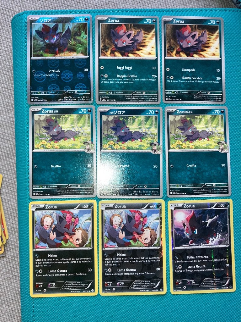 Zorua Kaarten, Ophalen, Zo goed als nieuw, Meerdere kaarten