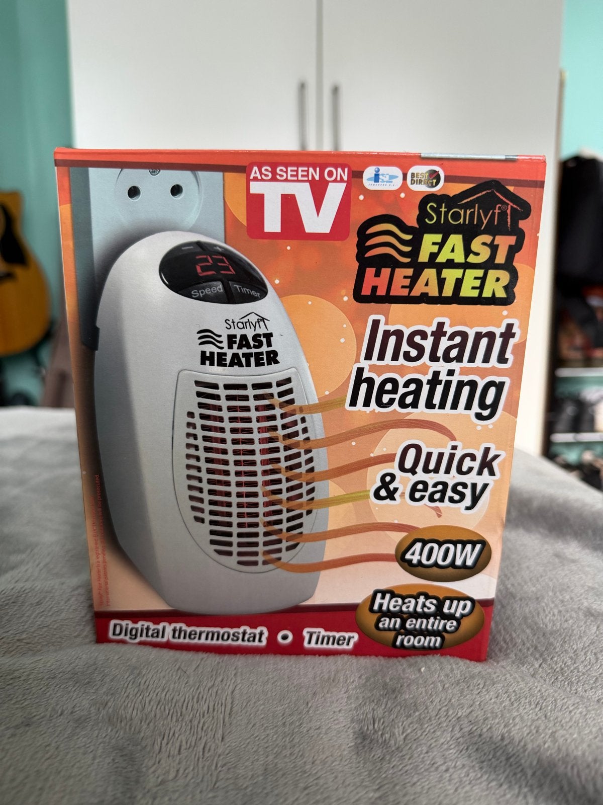 Starlyf Fast Heater - Draagbare elektrische kachel 400W, Minder dan 30 cm, Kachel, Minder dan 60 cm, Ophalen of Verzenden