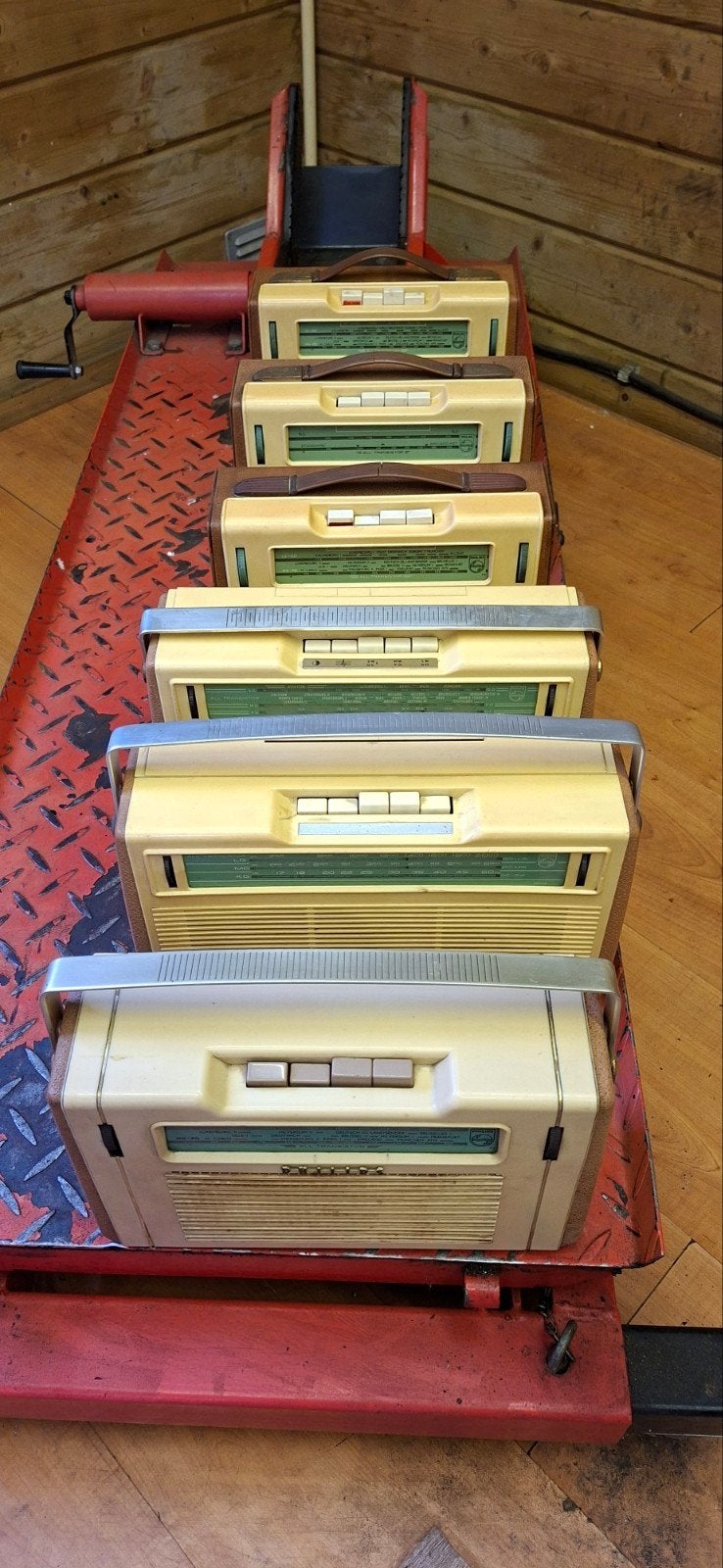 Philips vintage transistor radio,s in nette staat., Antiek en Kunst, Ophalen