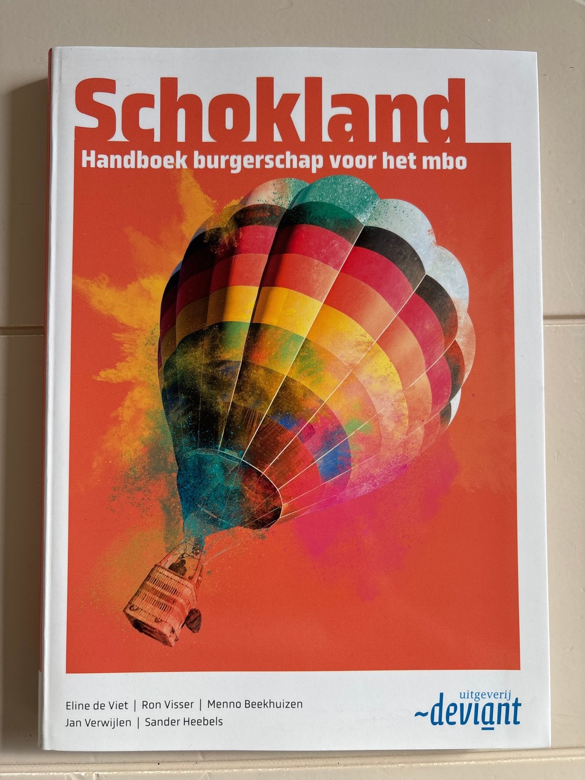 Schokland: Handboek burgerschap voor het mbo, Boeken, Ophalen of Verzenden, Gamma, Nieuw, MBO