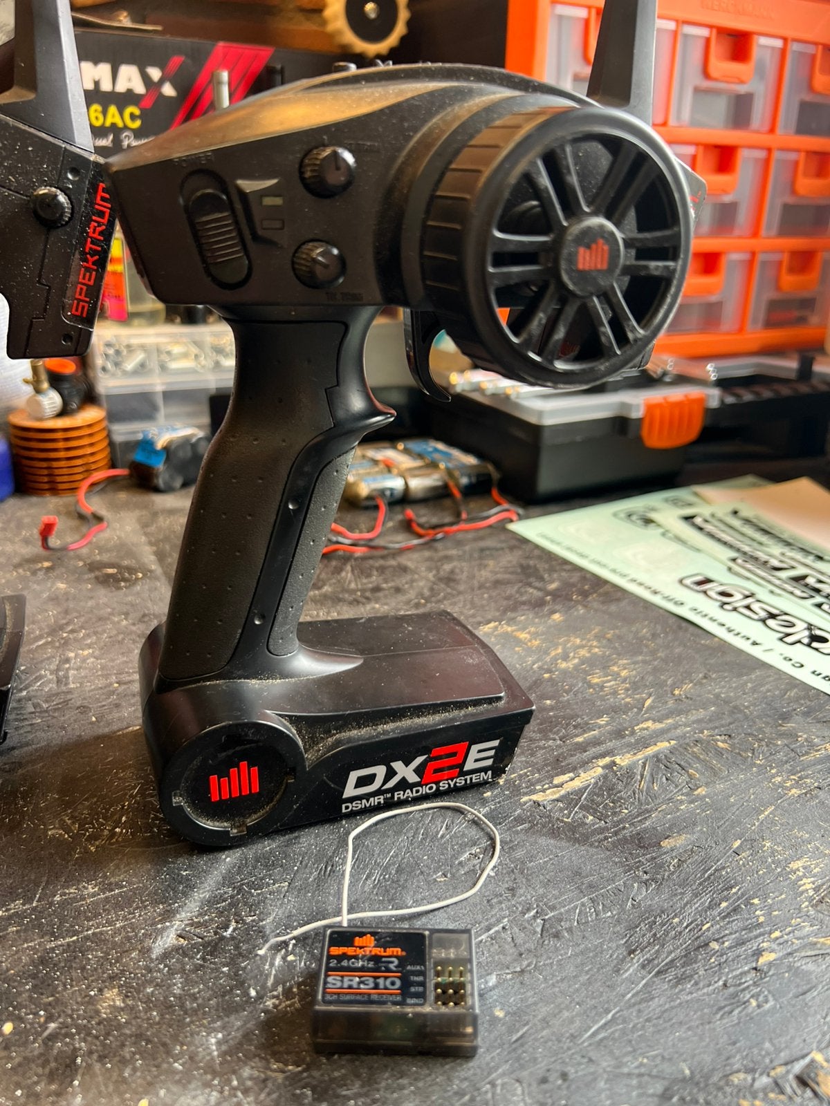 Spektrum dx2e 2.4ghz, Ophalen, Zo goed als nieuw, Overige schalen, Onderdeel