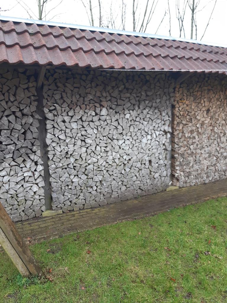 Droog haardhout essenhout en elzenhout, 6 m³ of meer, Ophalen, Essenhout, Blokken