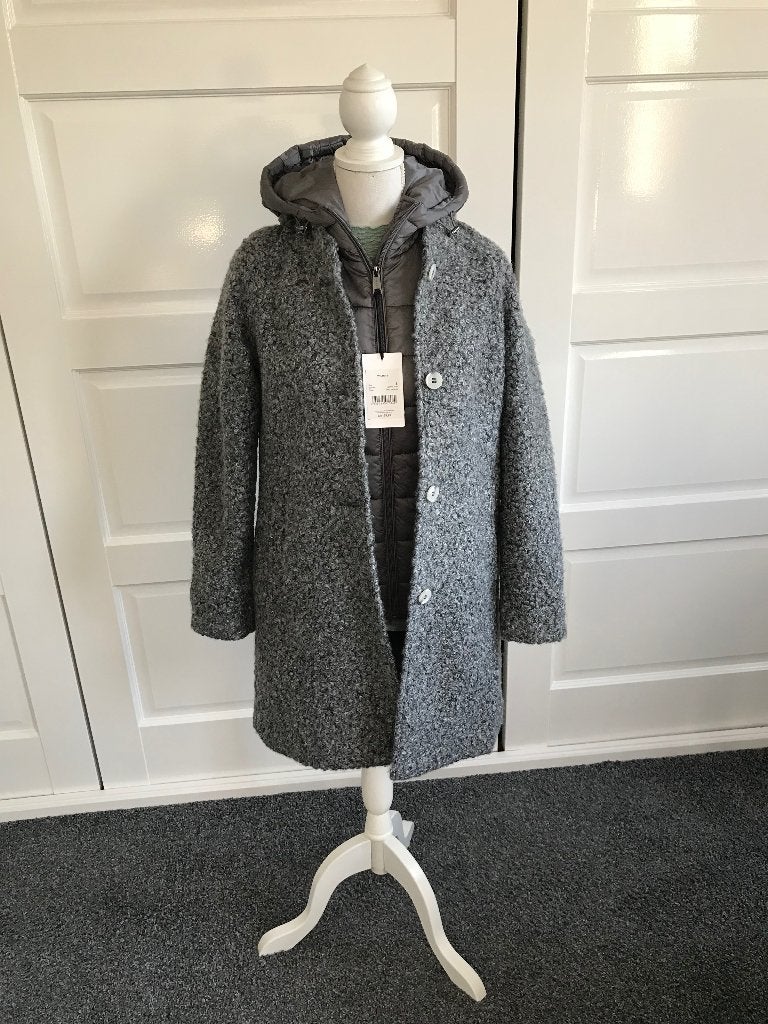 NIEUW! Winterjas dames grijs maat S, Kleding | Dames, Ophalen, Nieuw, Maat 36 (S), Grijs