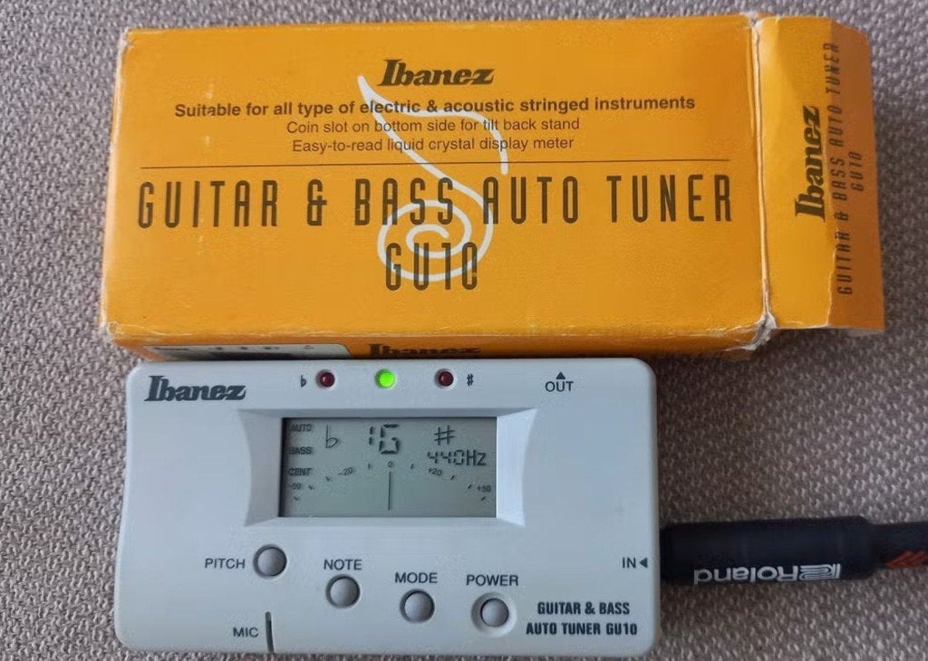 Ibanez GU10 guitar and bass tuner, Muziek en Instrumenten, Ophalen of Verzenden, Gebruikt, Elektrische gitaar