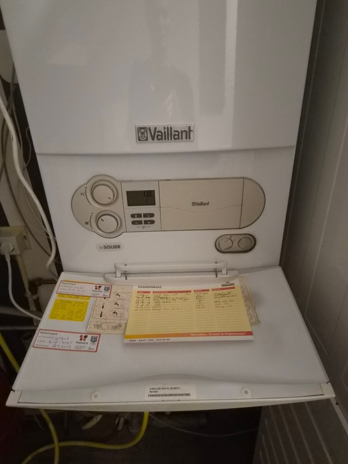 Vaillant CV-ketel met Nest Thermostaat, Ophalen, 30 tot 80 cm, Gebruikt, Cv-ketel of Combi-ketel